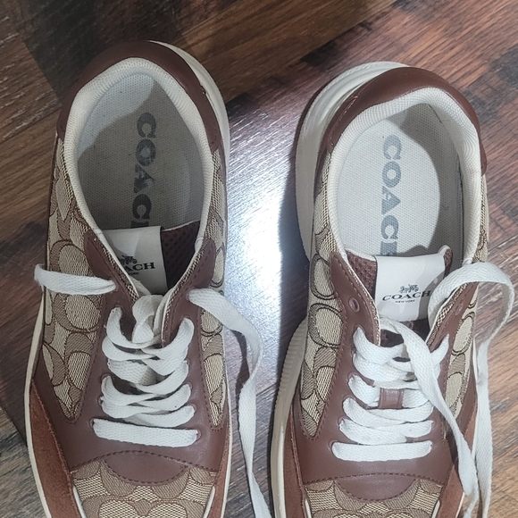 Coach Brown and Tan Sneakers - Picture 6 of 6